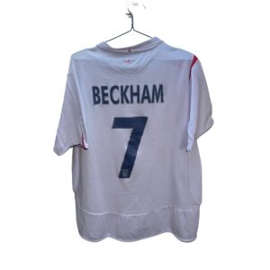 2005 England Beckham Jersey - Umbro #7 - Size XL - Retro Classic