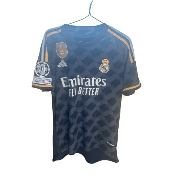 Vinícius Júnior 2022-23 (M) Real Madrid Away Jersey with UCL Patches