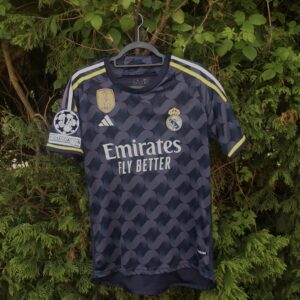 Vinícius Júnior 2022-23 (M) Real Madrid Away Jersey with UCL Patches