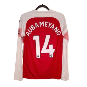 Arsenal 18/19 Home Kit L/S (Aubameyang #14) (S)