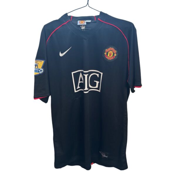2007/08 Tevez #32 Man United Away Jersey – (L) – Gold PL Patch – Rare Grail - Image 2