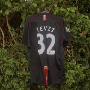 2007/08 Tevez #32 Man United Away Jersey – (L) BNWT – Gold PL Patch – Rare Grail