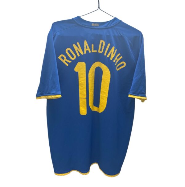 Brazil 08/09 away Shirt/ Ronaldinhio #10 - Image 2