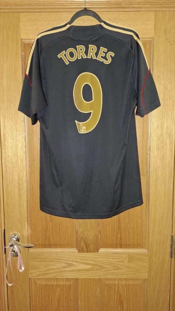 2009/10 Liverpool Away Shirt – Torres #9 – Large – Authentic - Image 4