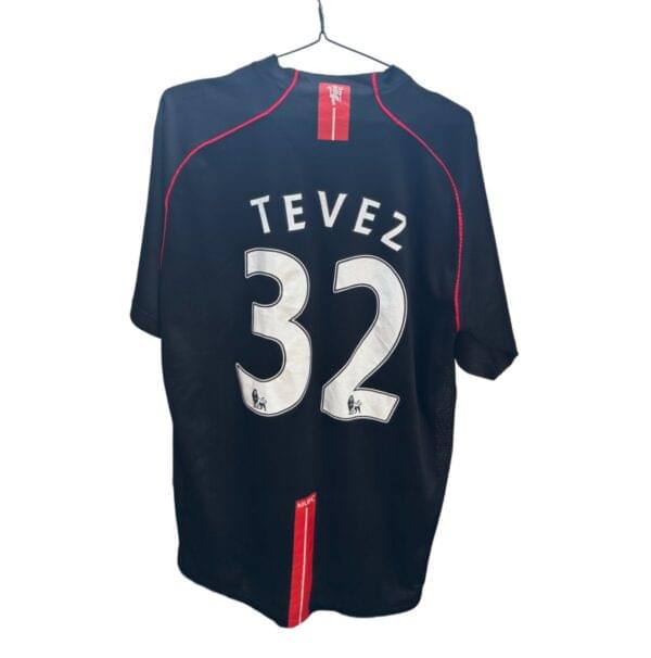 2007/08 Tevez #32 Man United Away Jersey – (L) – Gold PL Patch – Rare Grail